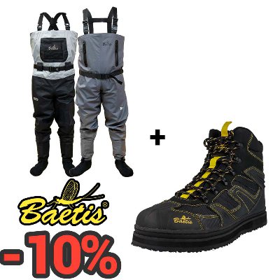 Combo Baetis wader y boots...